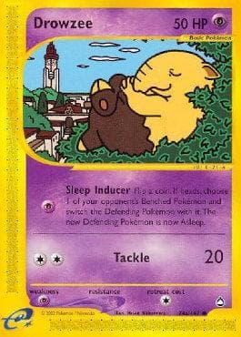 Carta Drowzee (74a/147) do set Aquapolis — Pokémon TCG | Bynx