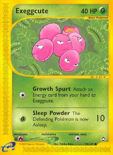 Exeggcute (76/147) — Aquapolis