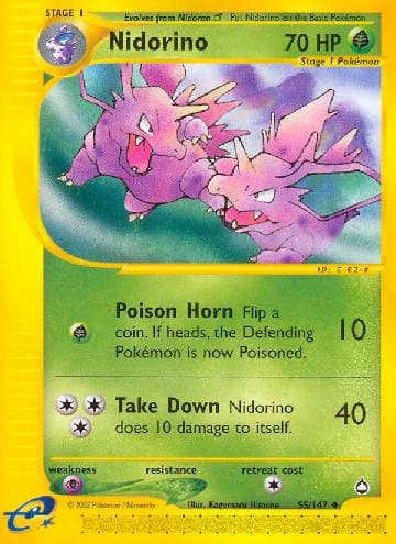 Nidorino (55/147) — Aquapolis