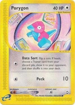 Carta Porygon (103a/147) do set Aquapolis — Pokémon TCG | Bynx