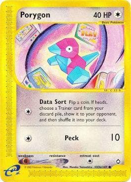 Carta Porygon (103b/147) do set Aquapolis — Pokémon TCG | Bynx