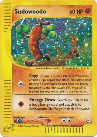 Sudowoodo (H24/147) — Aquapolis