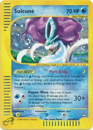 Carta Suicune (H25/147) do set Aquapolis — Pokémon TCG | Bynx