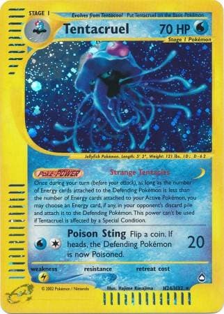Carta Tentacruel (H26/147) do set Aquapolis — Pokémon TCG | Bynx