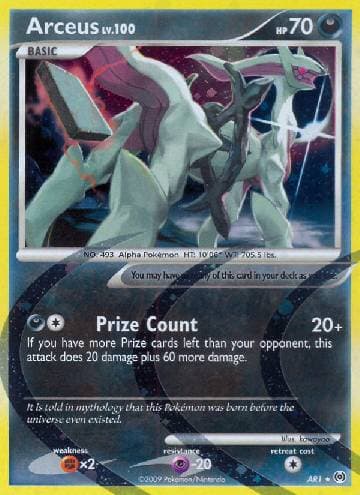 Carta Arceus (AR1/99) do set Arceus — Pokémon TCG | Bynx