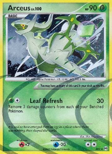 Carta Arceus (AR2/99) do set Arceus — Pokémon TCG | Bynx