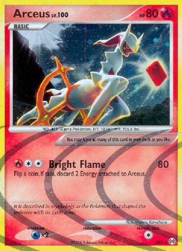 Carta Arceus (AR3/99) do set Arceus — Pokémon TCG | Bynx