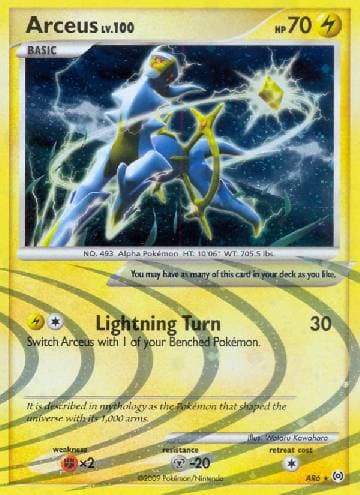 Carta Arceus (AR6/99) do set Arceus — Pokémon TCG | Bynx