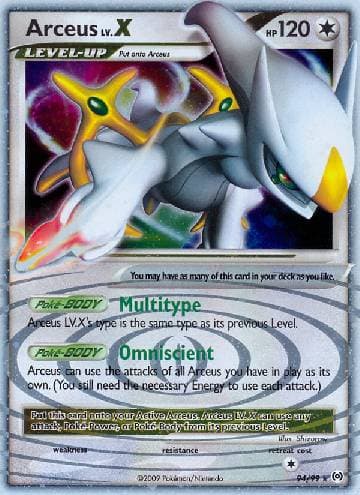 Carta Arceus LV.X (94/99) do set Arceus — Pokémon TCG | Bynx
