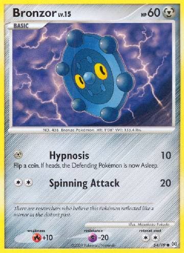 Carta Bronzor (54/99) do set Arceus — Pokémon TCG | Bynx