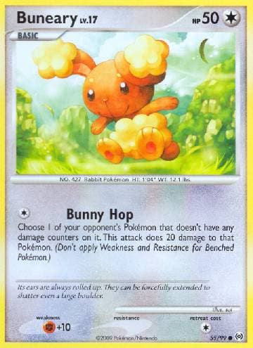 Carta Buneary (55/99) do set Arceus — Pokémon TCG | Bynx