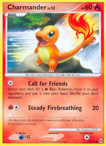 Carta Charmander (59/99) do set Arceus — Pokémon TCG | Bynx