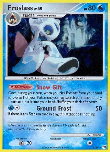 Carta Froslass (2/99) do set Arceus — Pokémon TCG | Bynx