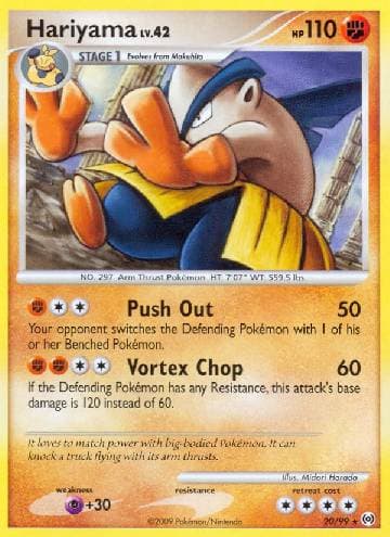 Carta Hariyama (20/99) do set Arceus — Pokémon TCG | Bynx