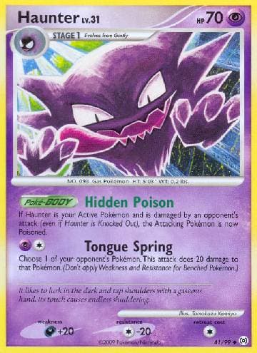 Carta Haunter (41/99) do set Arceus — Pokémon TCG | Bynx