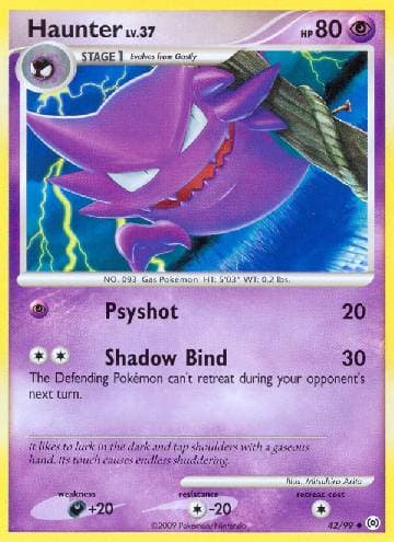 Carta Haunter (42/99) do set Arceus — Pokémon TCG | Bynx