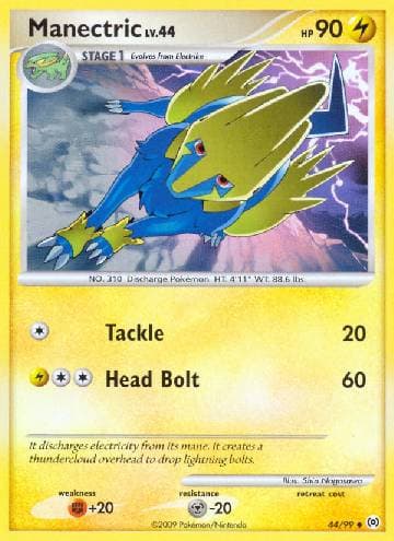 Carta Manectric (44/99) do set Arceus — Pokémon TCG | Bynx