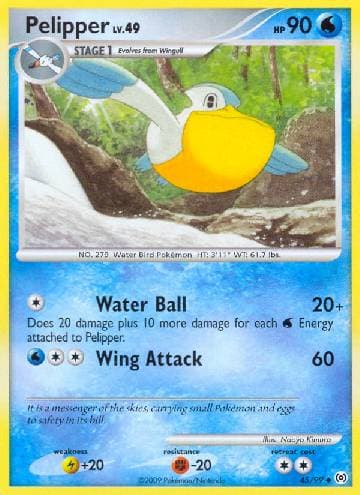 Carta Pelipper (45/99) do set Arceus — Pokémon TCG | Bynx