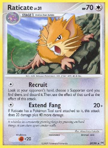 Carta Raticate (29/99) do set Arceus — Pokémon TCG | Bynx