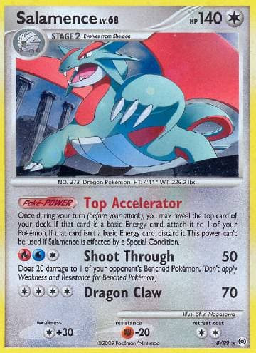 Carta Salamence (8/99) do set Arceus — Pokémon TCG | Bynx