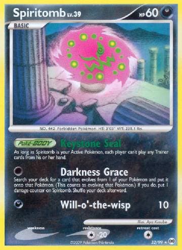 Carta Spiritomb (32/99) do set Arceus — Pokémon TCG | Bynx