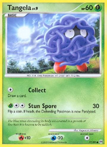 Carta Tangela (77/99) do set Arceus — Pokémon TCG | Bynx