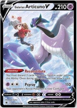 Carta Galarian Articuno-V (TG16/TG30) do set Estrelas Radiantes - Galeria de Treinadores — Pokémon TCG | Bynx