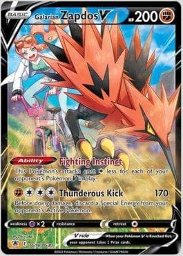 Galarian Zapdos-V (TG19/TG30) — Estrelas Radiantes - Galeria de Treinadores