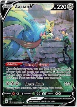 Zacian-V (TG21/TG30) — Estrelas Radiantes - Galeria de Treinadores