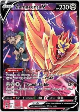 Carta Zamazenta-V (TG22/TG30) do set Estrelas Radiantes - Galeria de Treinadores — Pokémon TCG | Bynx