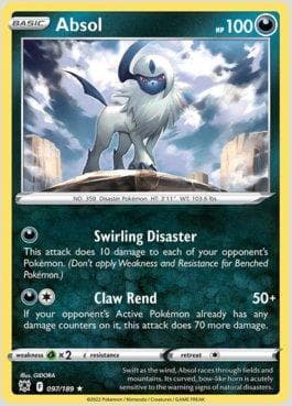 Carta Absol (097/189) do set Estrelas Radiantes — Pokémon TCG | Bynx