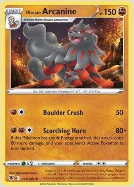 Arcanine de Hisui / Hisuian Arcanine (071/189) 071