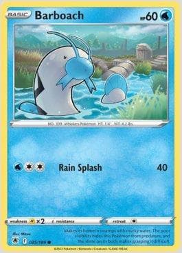 Carta Barboach (035/189) do set Estrelas Radiantes — Pokémon TCG | Bynx