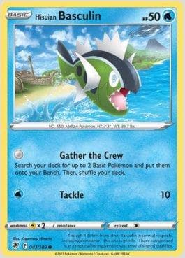Carta Basculin de Hisui / Hisuian Basculin (043/189) #043 — Pokémon TCG | Bynx