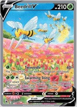 Carta Beedrill-V (161/189) do set Estrelas Radiantes — Pokémon TCG | Bynx
