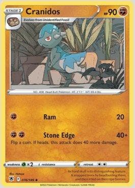 Carta Cranidos (076/189) do set Estrelas Radiantes — Pokémon TCG | Bynx
