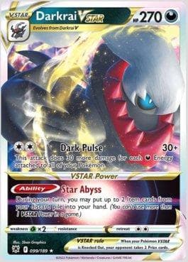 Carta Darkrai-VSTAR (099/189) do set Estrelas Radiantes — Pokémon TCG | Bynx