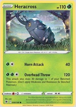 Carta Heracross (008/189) do set Estrelas Radiantes — Pokémon TCG | Bynx