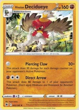 Carta Hisuian Decidueye (082/189) do set Estrelas Radiantes — Pokémon TCG | Bynx
