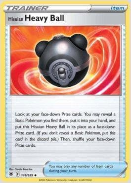 Carta Hisuian Heavy Ball (146/189) do set Estrelas Radiantes — Pokémon TCG | Bynx
