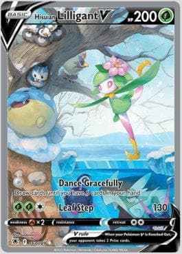 Carta Hisuian Lilligant-V (163/189) do set Estrelas Radiantes — Pokémon TCG | Bynx