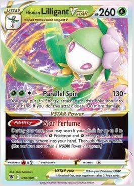 Carta Hisuian Lilligant-VSTAR (018/189) do set Estrelas Radiantes — Pokémon TCG | Bynx