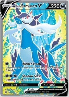 Carta Hisuian Samurott-V (176/189) do set Estrelas Radiantes — Pokémon TCG | Bynx