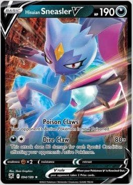 Carta Hisuian Sneasler-V (094/189) do set Estrelas Radiantes — Pokémon TCG | Bynx