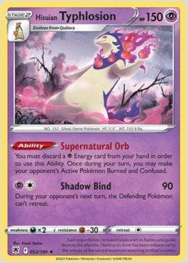 Hisuian Typhlosion (052/189) — Estrelas Radiantes