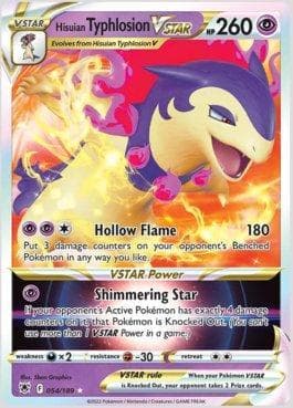 Carta Hisuian Typhlosion-VSTAR (054/189) do set Estrelas Radiantes — Pokémon TCG | Bynx