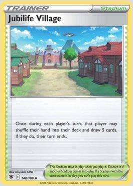 Carta Jubilife Village (148/189) do set Estrelas Radiantes — Pokémon TCG | Bynx