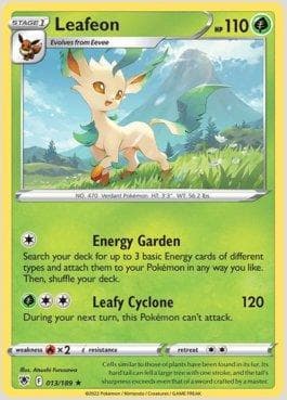 Carta Leafeon (013/189) do set Estrelas Radiantes — Pokémon TCG | Bynx