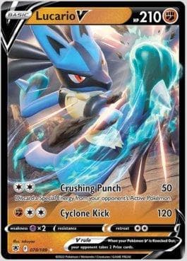 Carta Lucario-V (078/189) do set Estrelas Radiantes — Pokémon TCG | Bynx