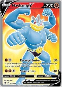 Carta Machamp-V (171/189) do set Estrelas Radiantes — Pokémon TCG | Bynx